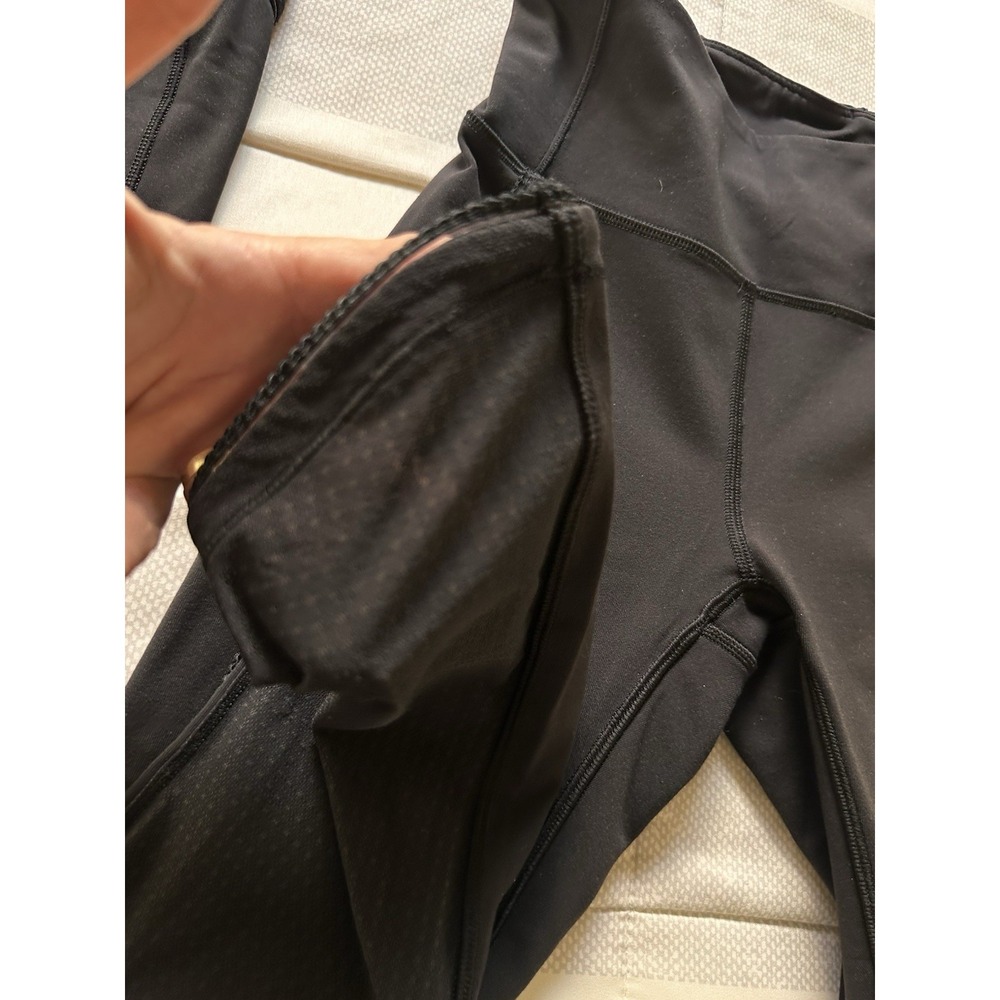 Lululemon Leggings Bundle Set of 5 Lot Black All Size 2 Cropped Mesh Back Pocket - Picture 6 of 16